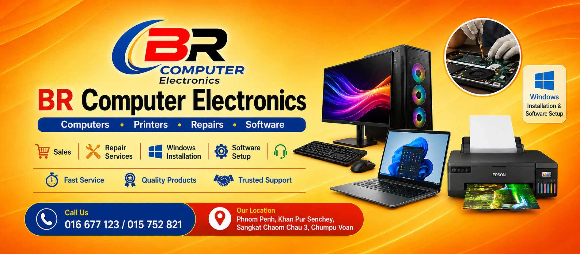 BR Computer & Electronic | Phnom Penh