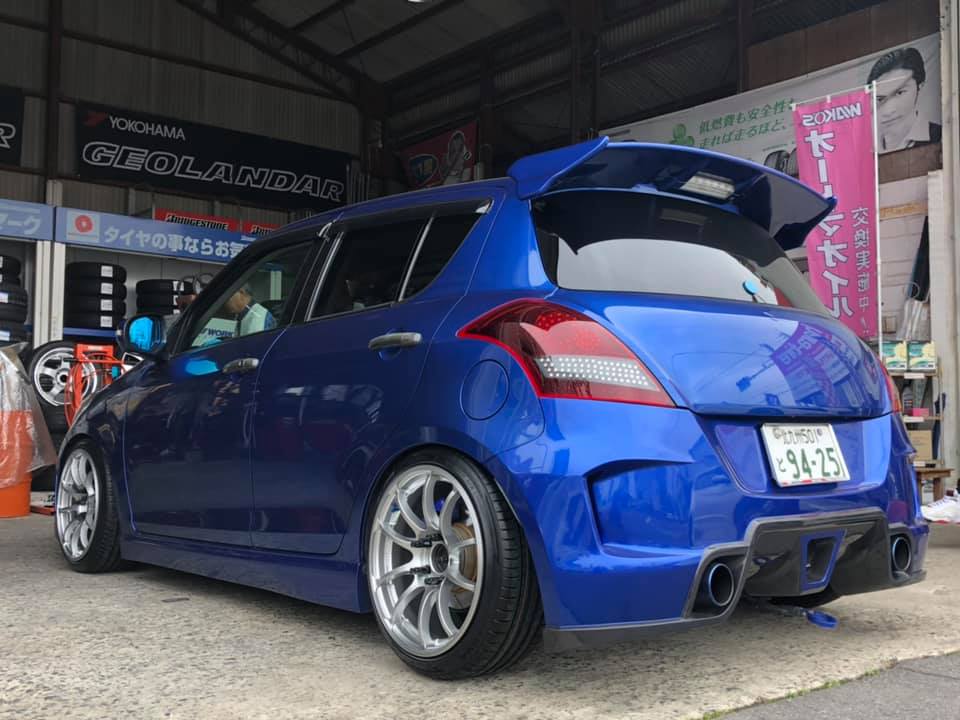 ADVAN RZ ハイパーシルバー 17インチ装着‼️ HaraTire SPEED STANCE