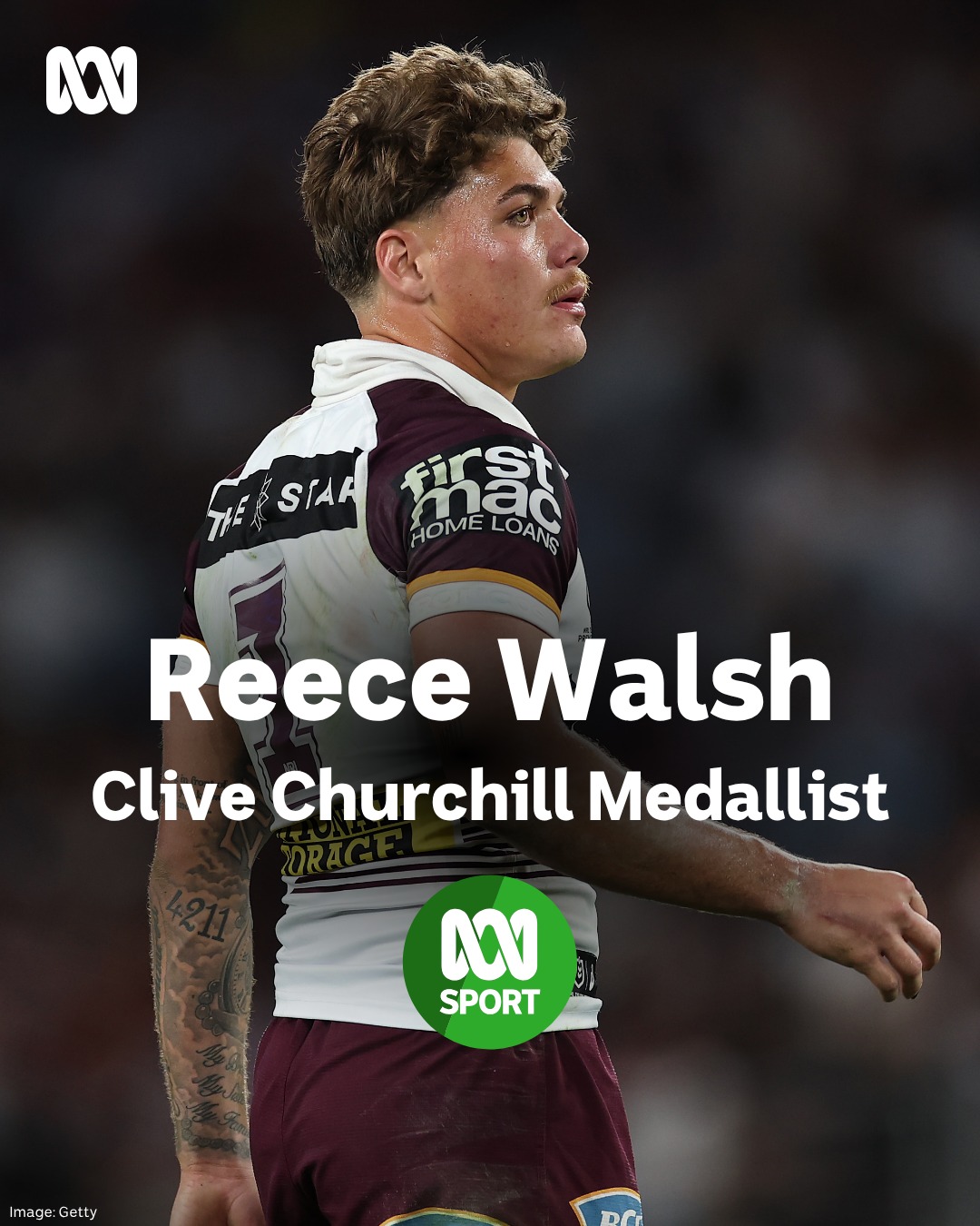 ABC - Reece Walsh, Clive Churchill medallist. Hear every NRL game live ...