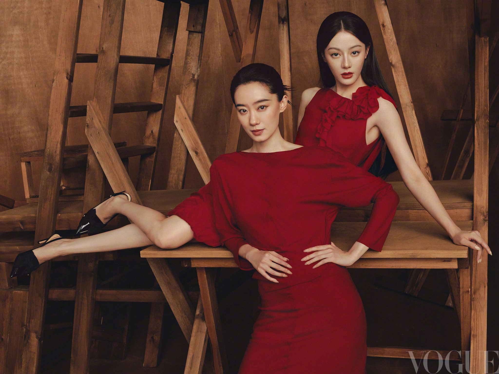 Dilraba and #ZhangXiaofei for Vogue China