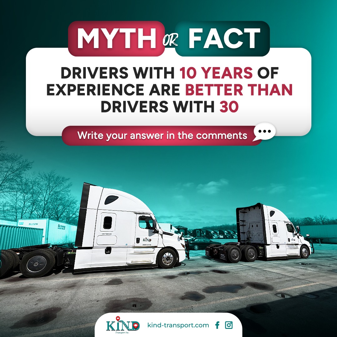 KIND - 🎯 Myth or Fact: Drivers with 10 years of experience are better ...