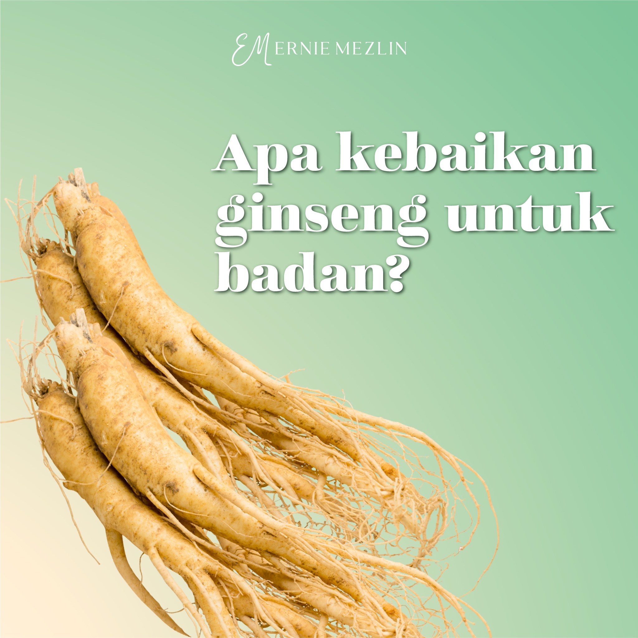 Ernie Mezlin - KENAPA DALAM PERUBATAN TRADISIONAL CINA,...
