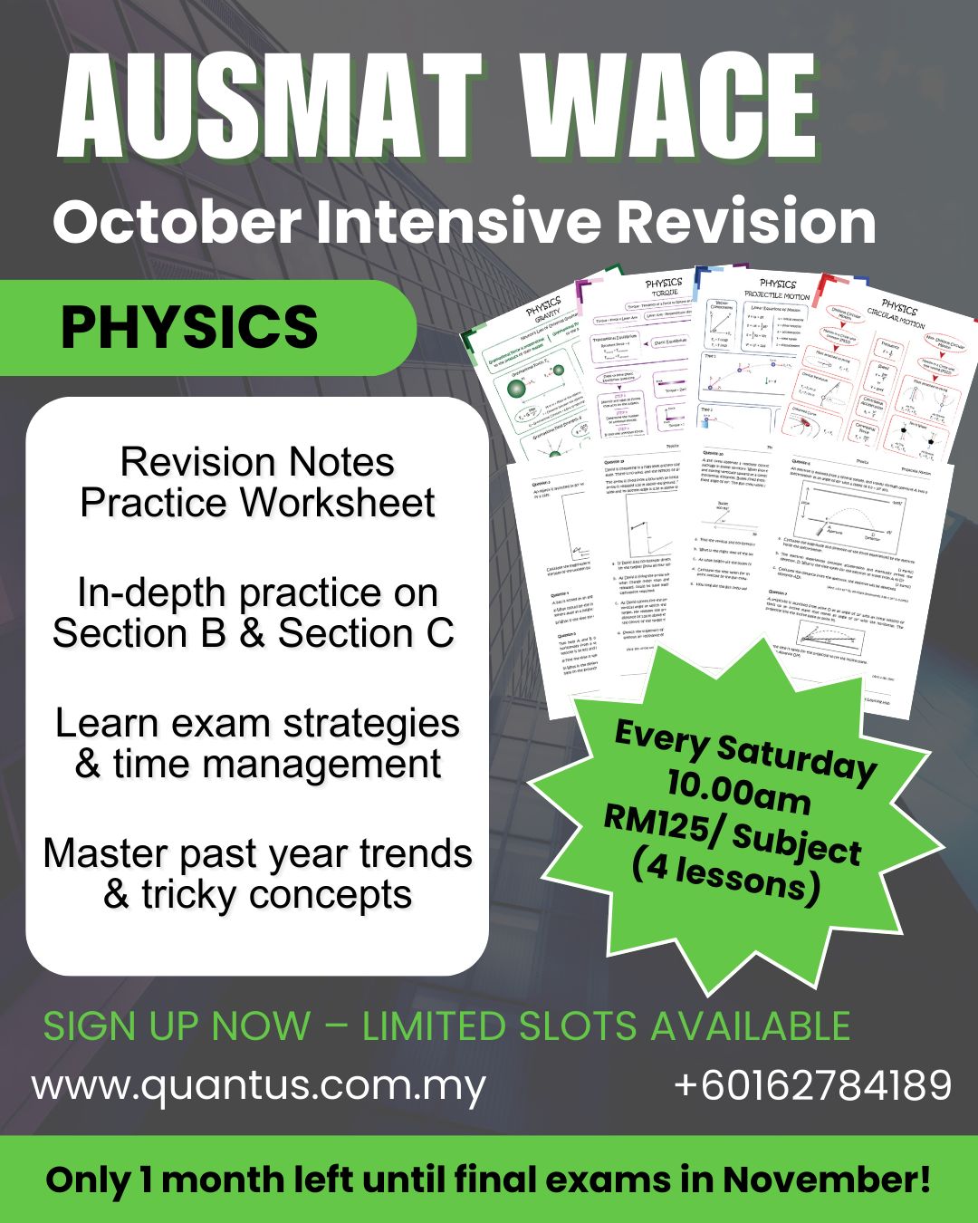 Quantus - 📢 AUSMAT WACE Students – Final Push Before... | Facebook