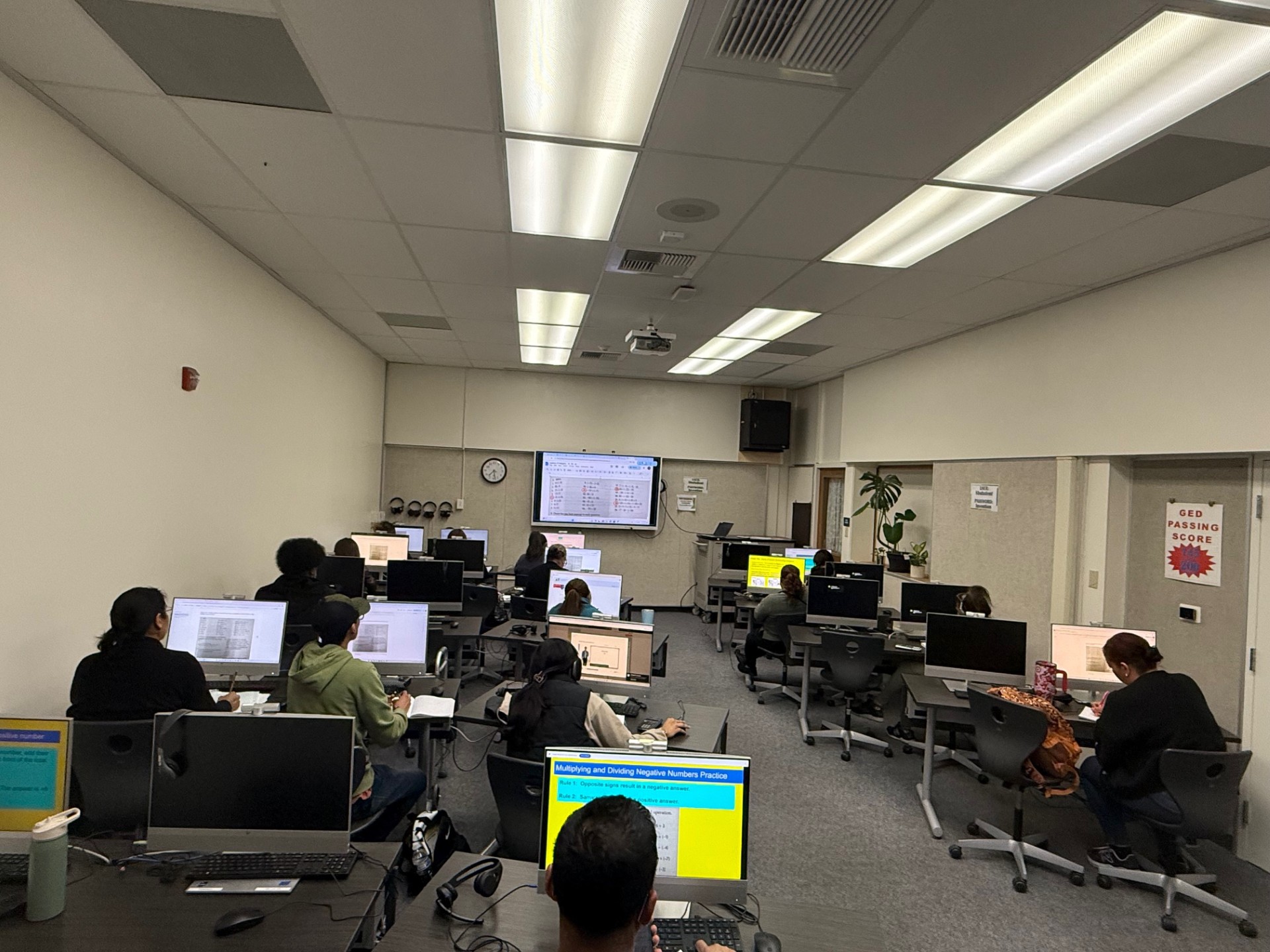 South - 📚 Full house at the GED Lab! Our students are hard at work ...
