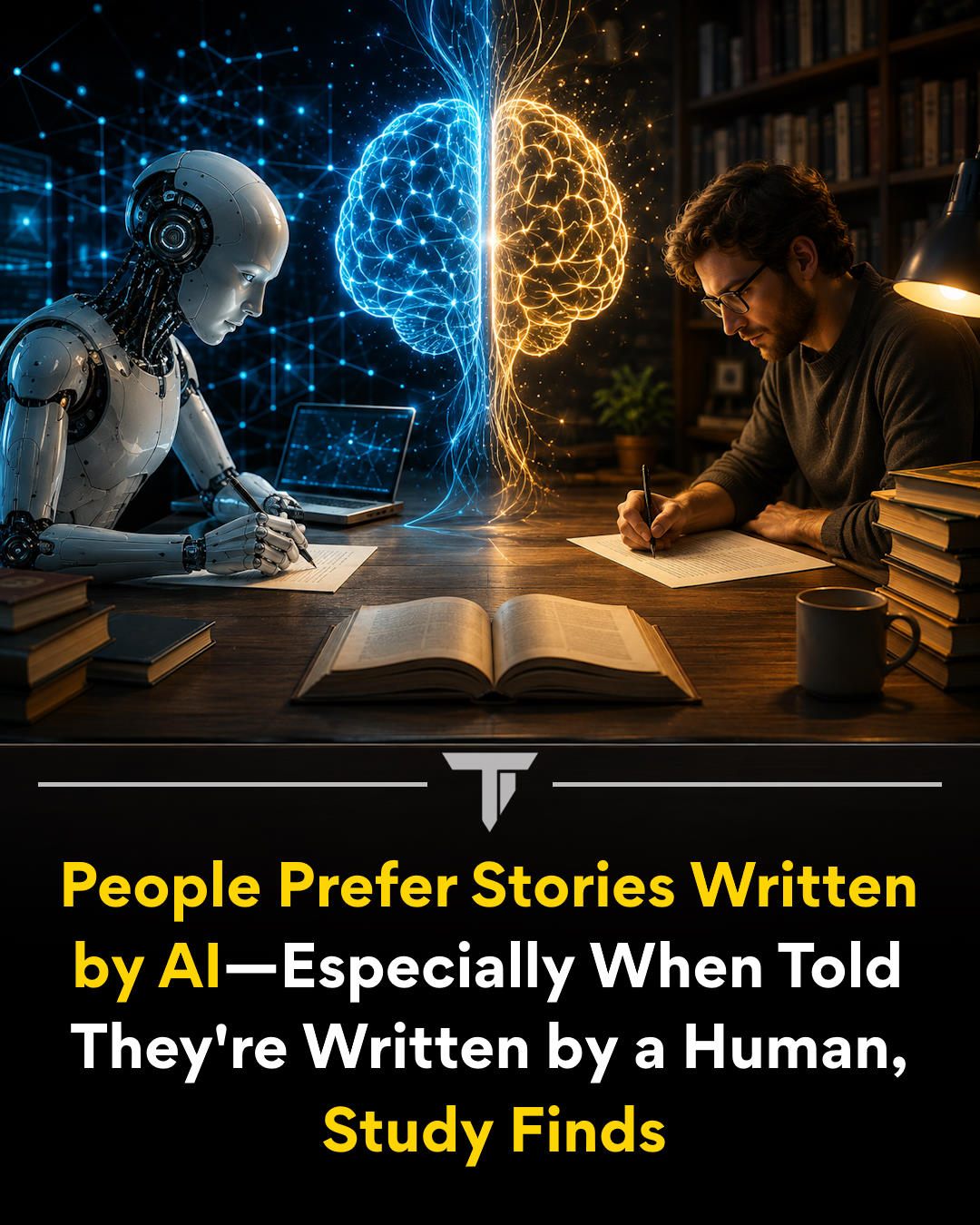 A new peer-reviewed study found that AI-generated short stories