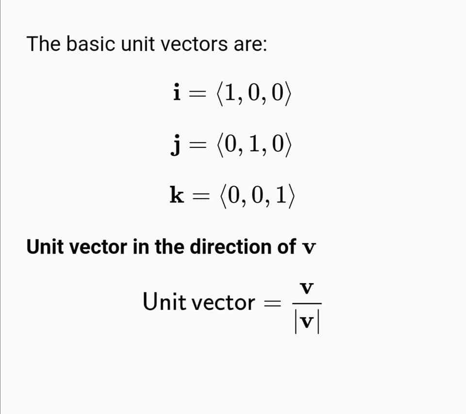 Super Easy Math - Linear Algebra - Part 4 Unit vectors...