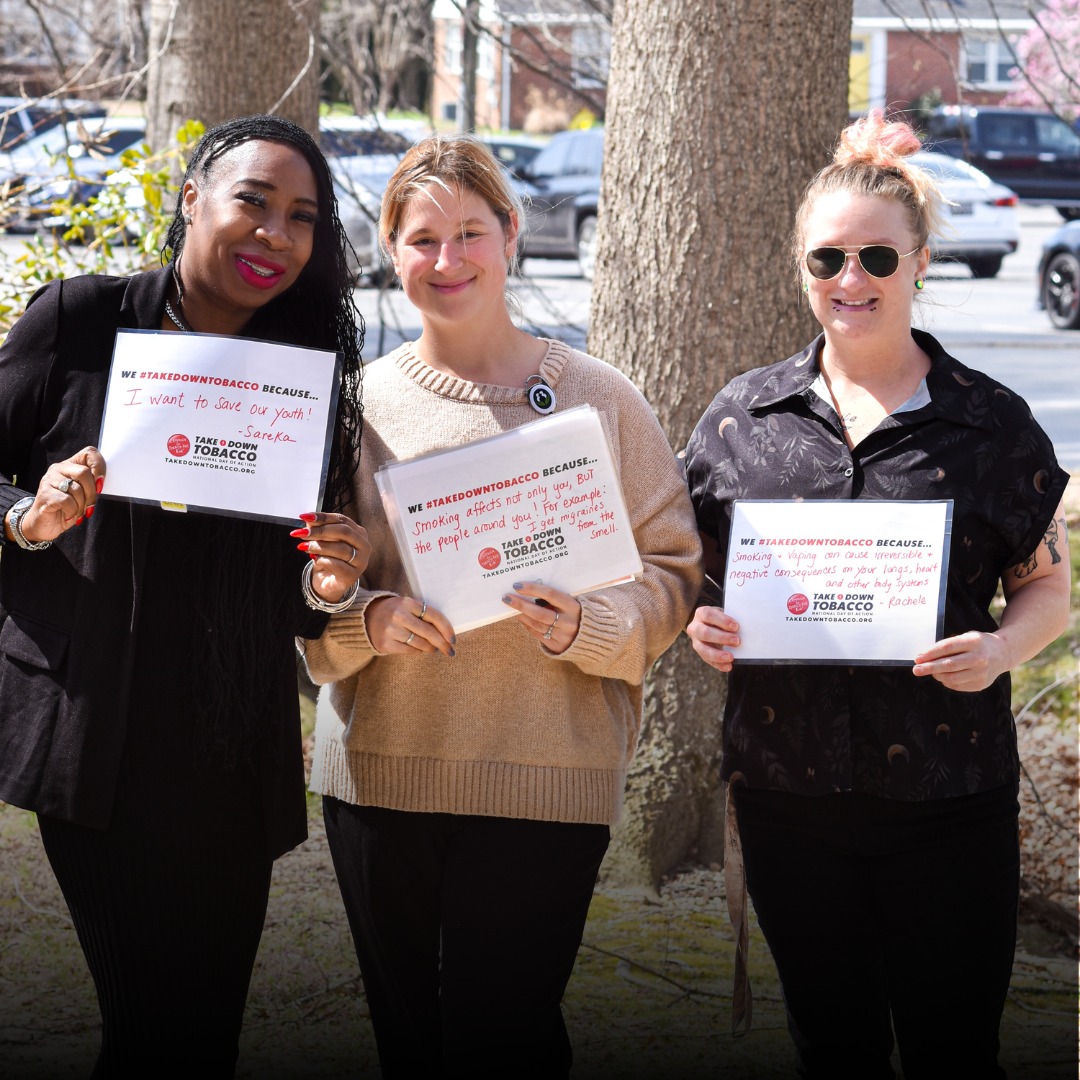On April 1, SMCHD is recognizing Take Down Tobacco – National Day of  Action. Our staff shared their reasons about why youth tobacco and nicotine  education and prevention are important to them!