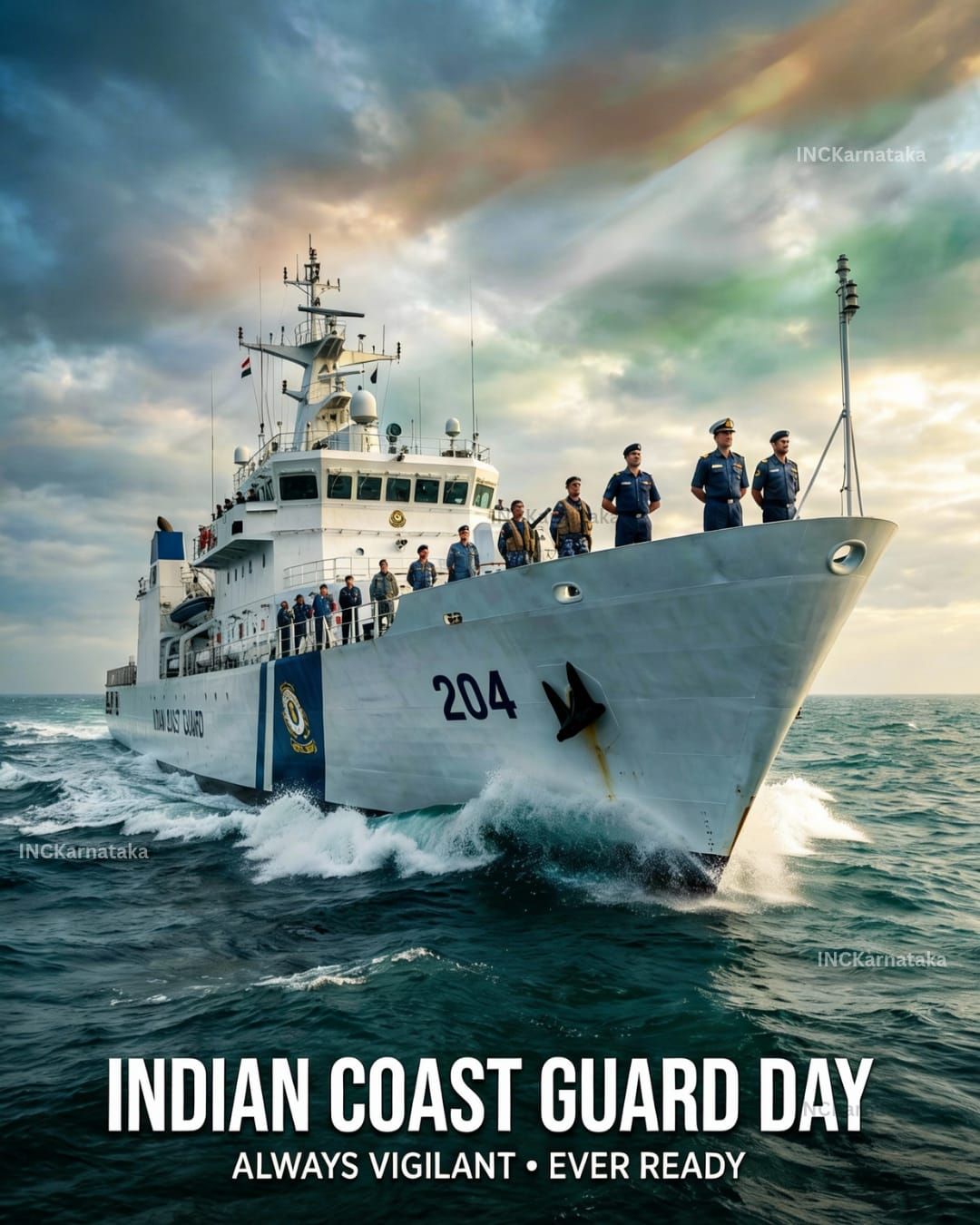 Indian - On the 50th Raising Day of the Indian Coast Guard, we salute ...