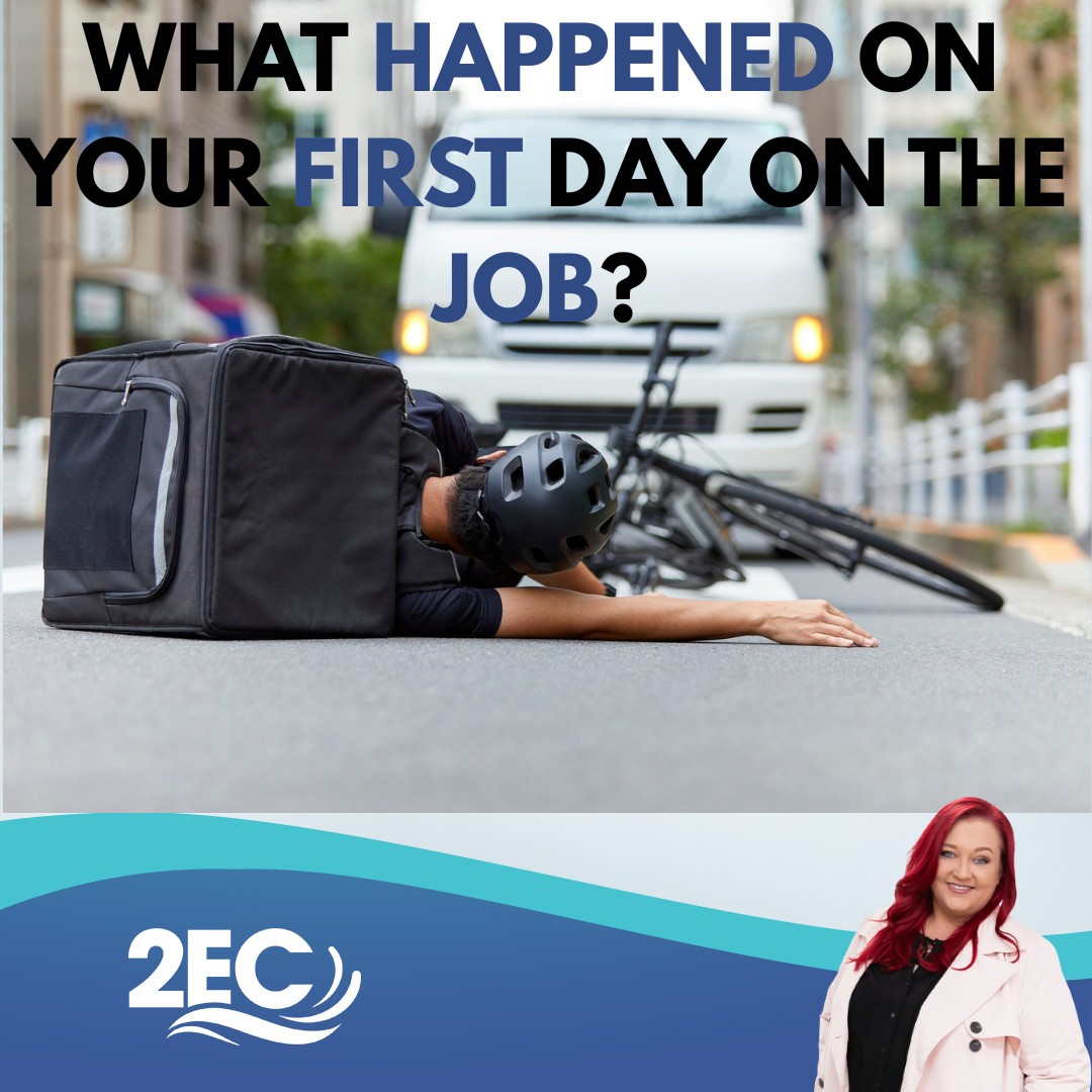 2EC - I was running late for my very first day on the job... | Facebook