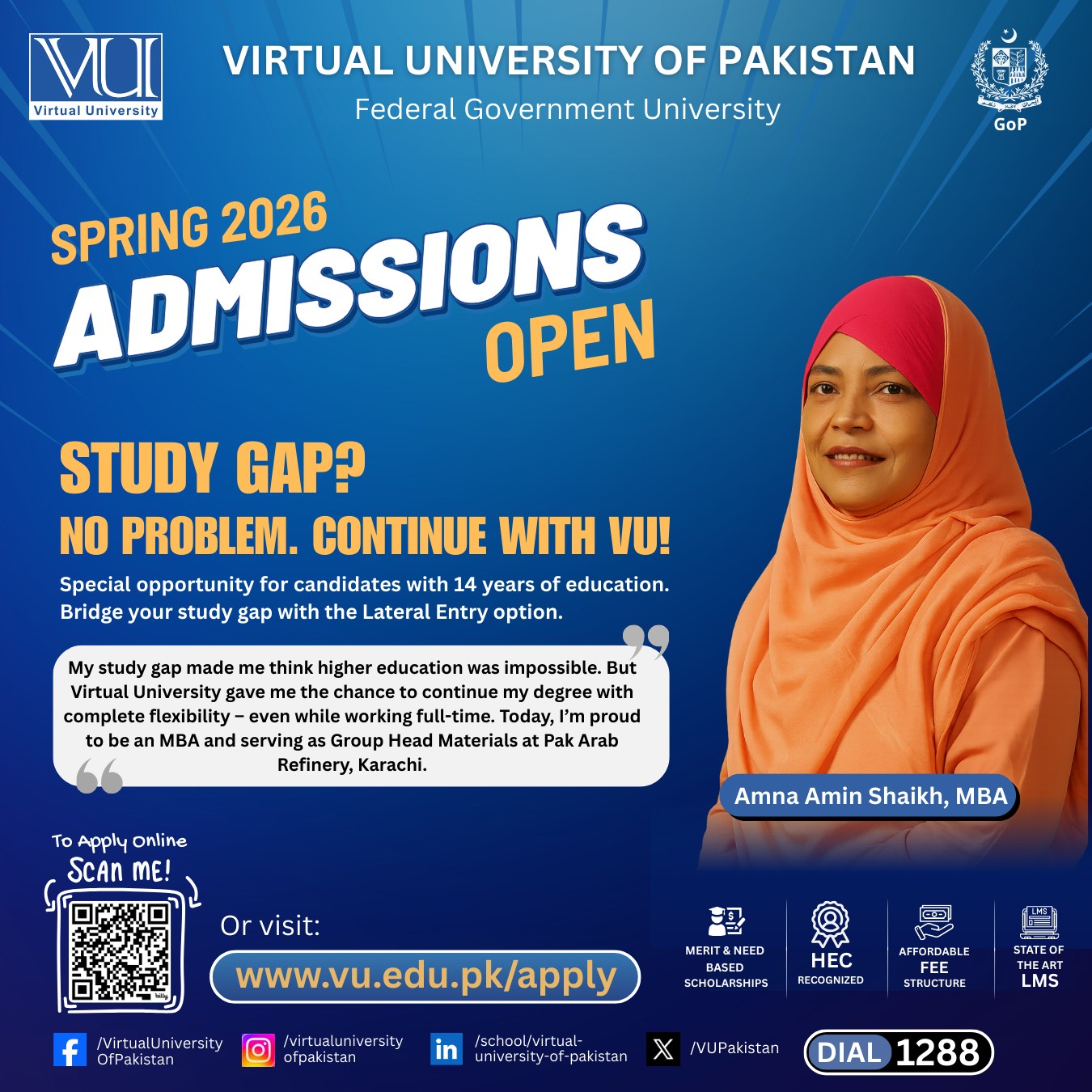 Have you completed 14... - Virtual University of Pakistan | Facebook