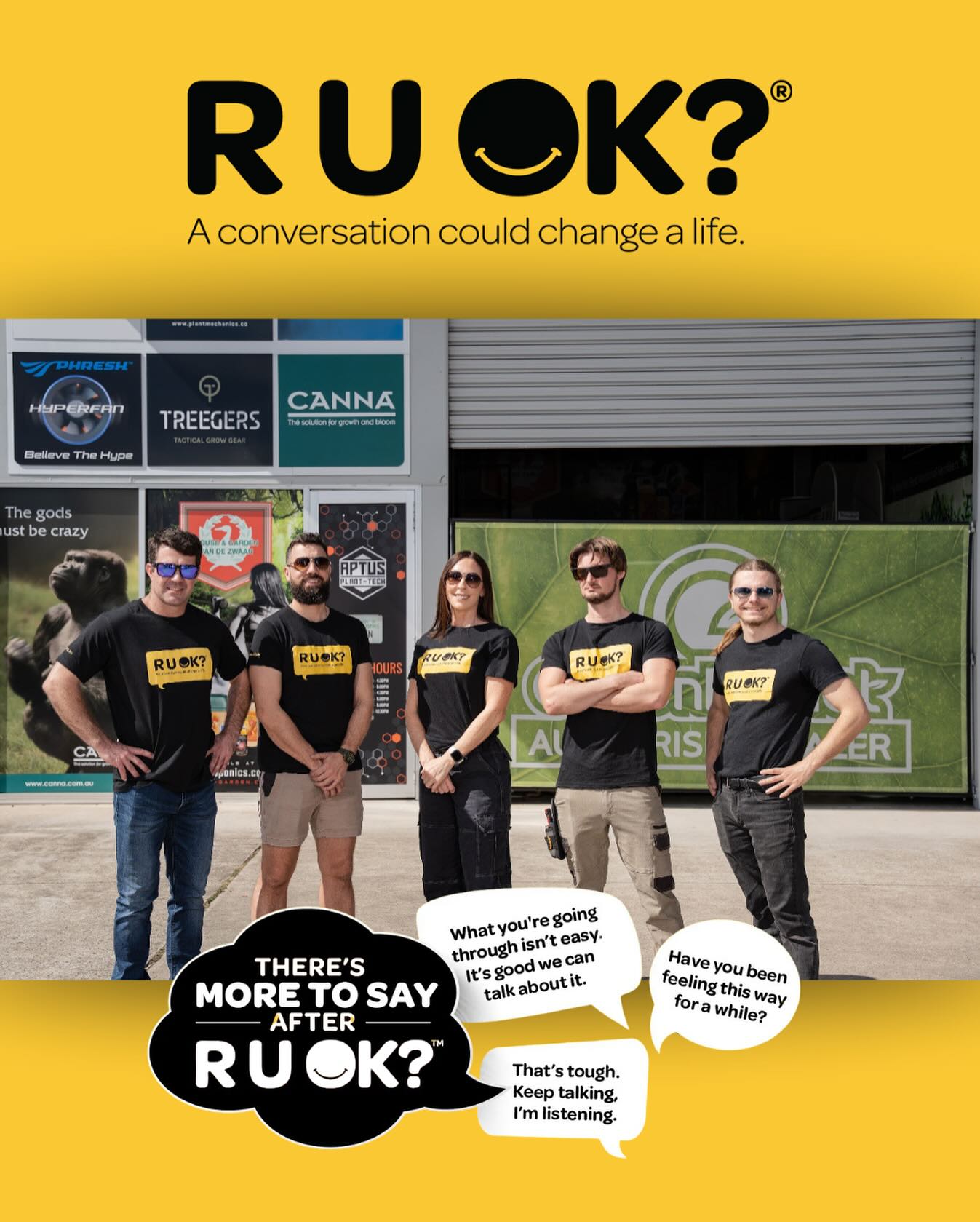 💛 R U OK? Day 💛 At Fran’s... - Fran's Hydroponics | Facebook
