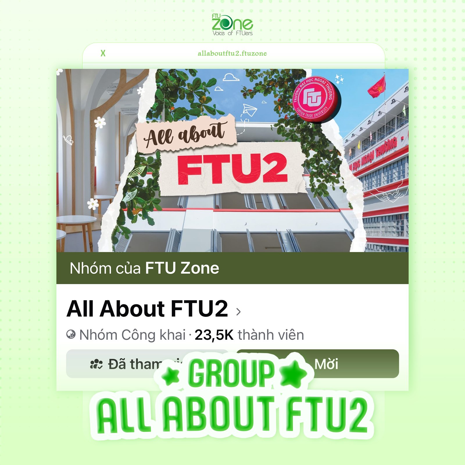 FTU - GROUP ALL ABOUT FTU2 🏠 Ghé thăm Group All About FTU2 tại đây ...