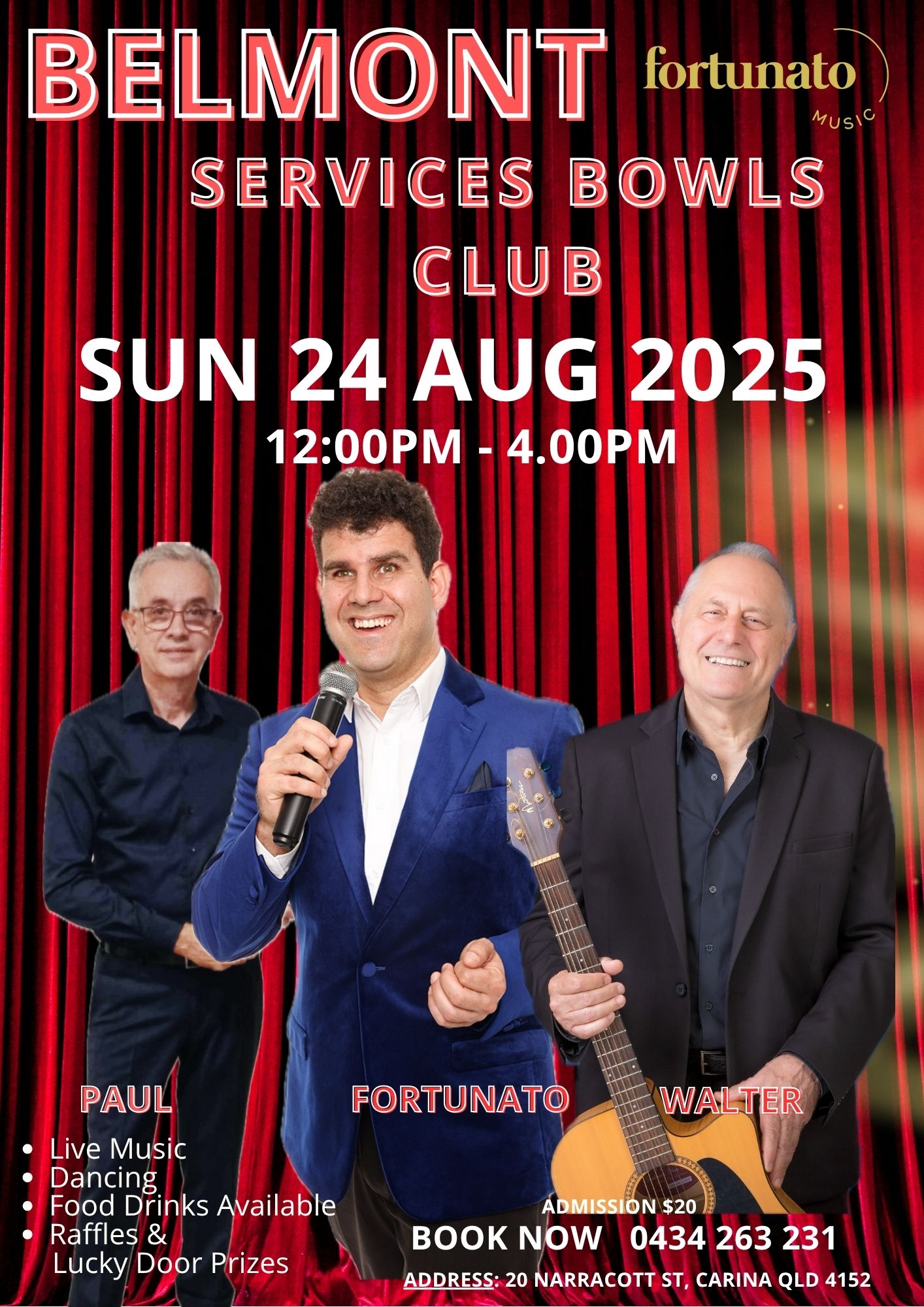 Fortunato Music - 🎶 Hi Friends! 🎤 We're back at Belmont... | Facebook