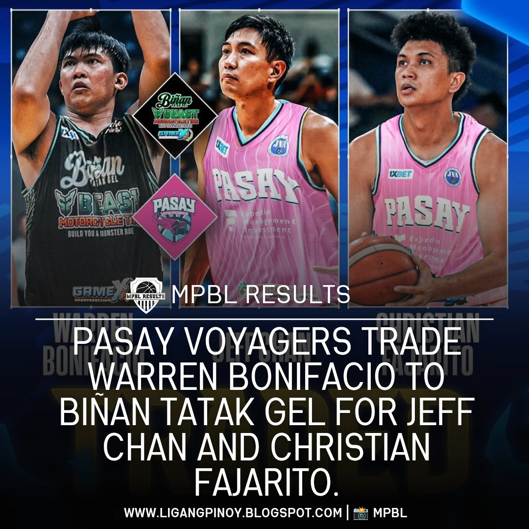 MPBL - Lugi yata Pasay Voyagers sa trade na ito 🤔 Binitawan nila si ...