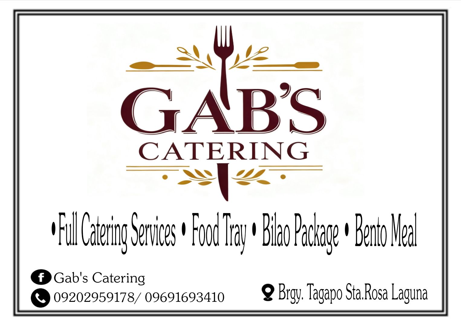 Gab's Catering | Santa Rosa