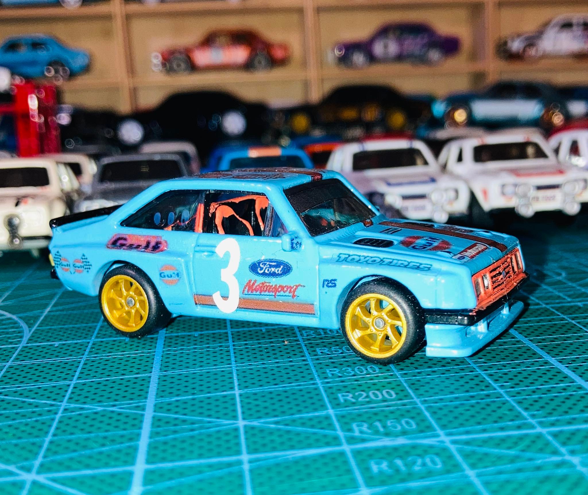 Scalextric Ford Escort MK2 Hot Rod De Mick 'Duffy' Collard | Coche De Slot Para Pista | Modelo Coleccionable De Competición Circuito De Slot
