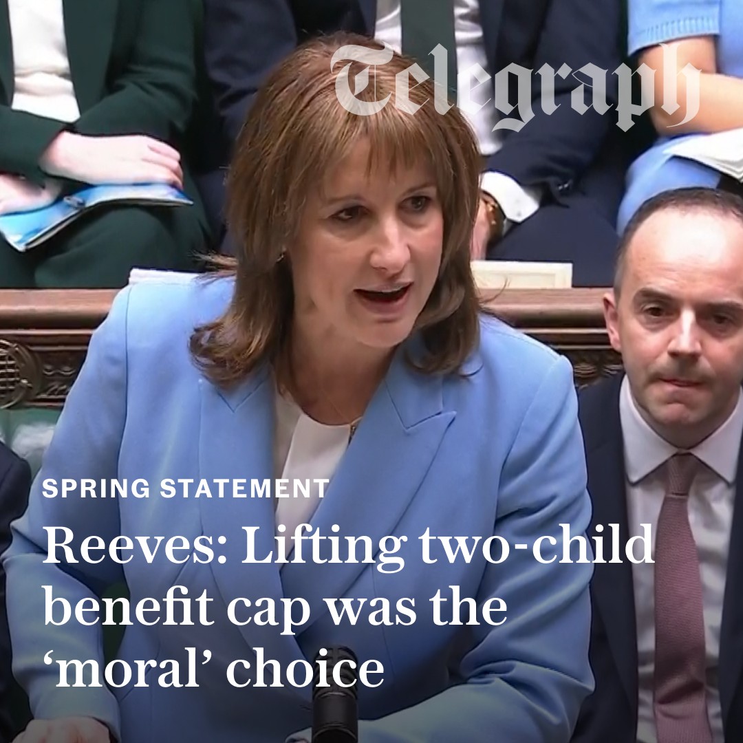 The Telegraph - 🔴 Rachel Reeves hailed the Government’s... | Facebook