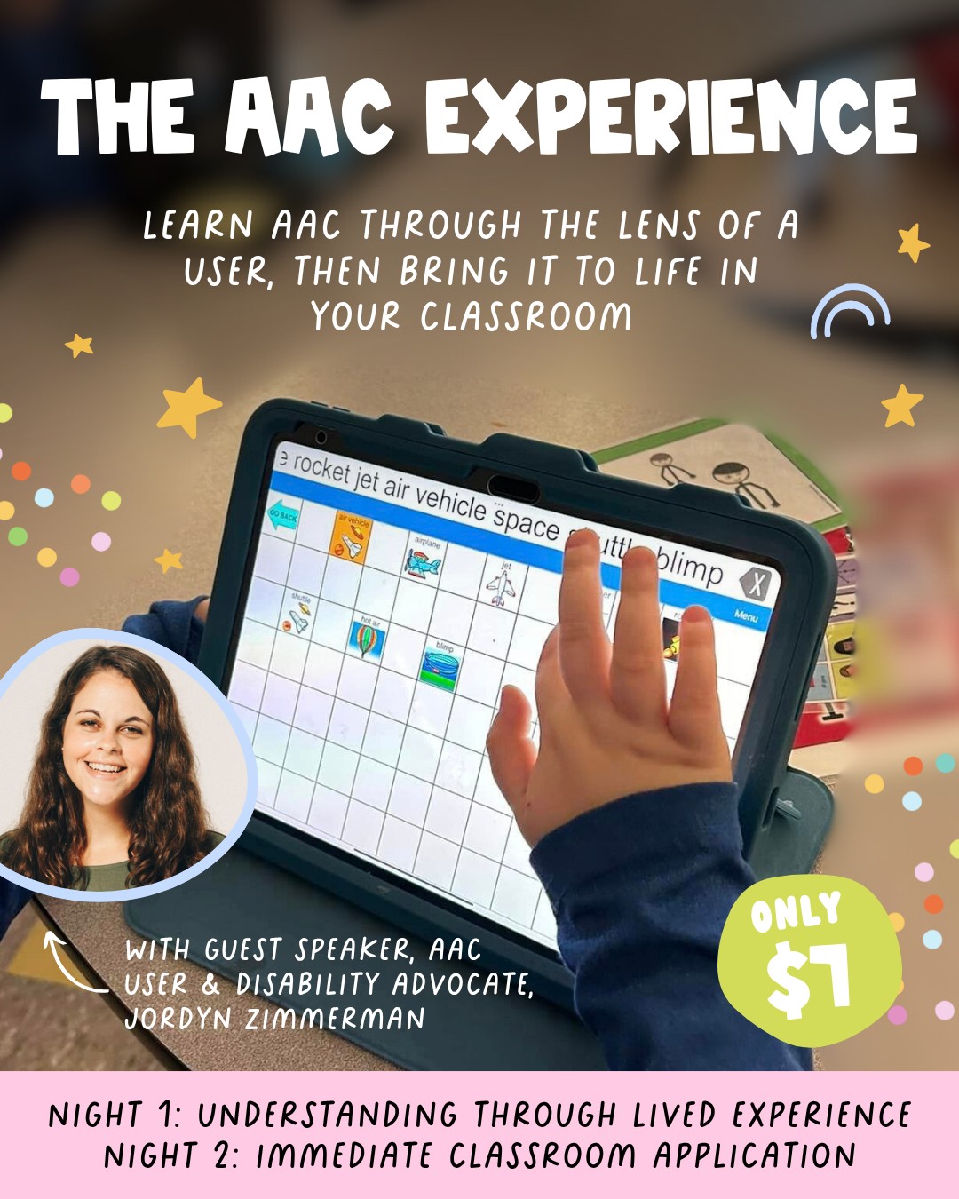 Autism - 💬 You’re invited to The AAC Experience! A two-night event ...