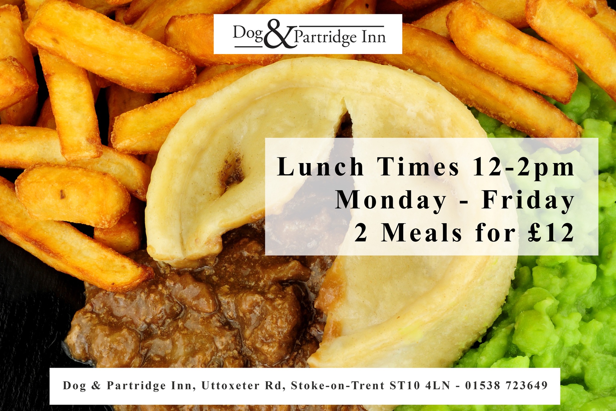 Dog - We are open today and ready for your Monday lunchtime - 2 meals ...