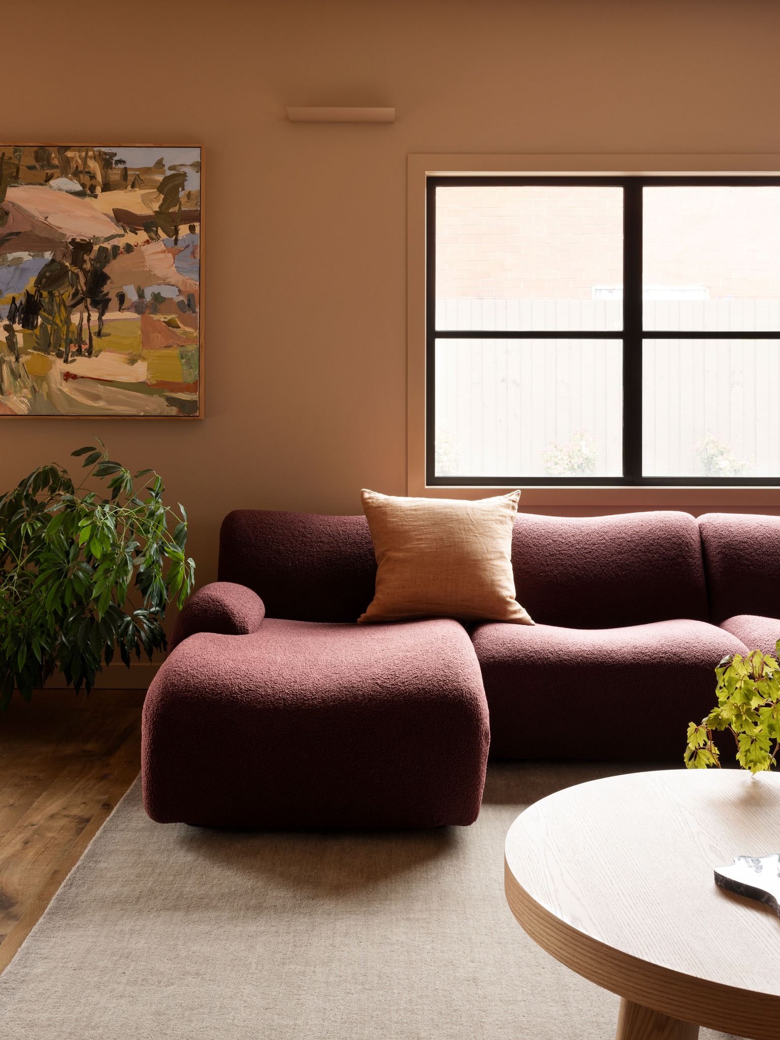 King - An elevated living room ensures the Concerto Modular sofa ...