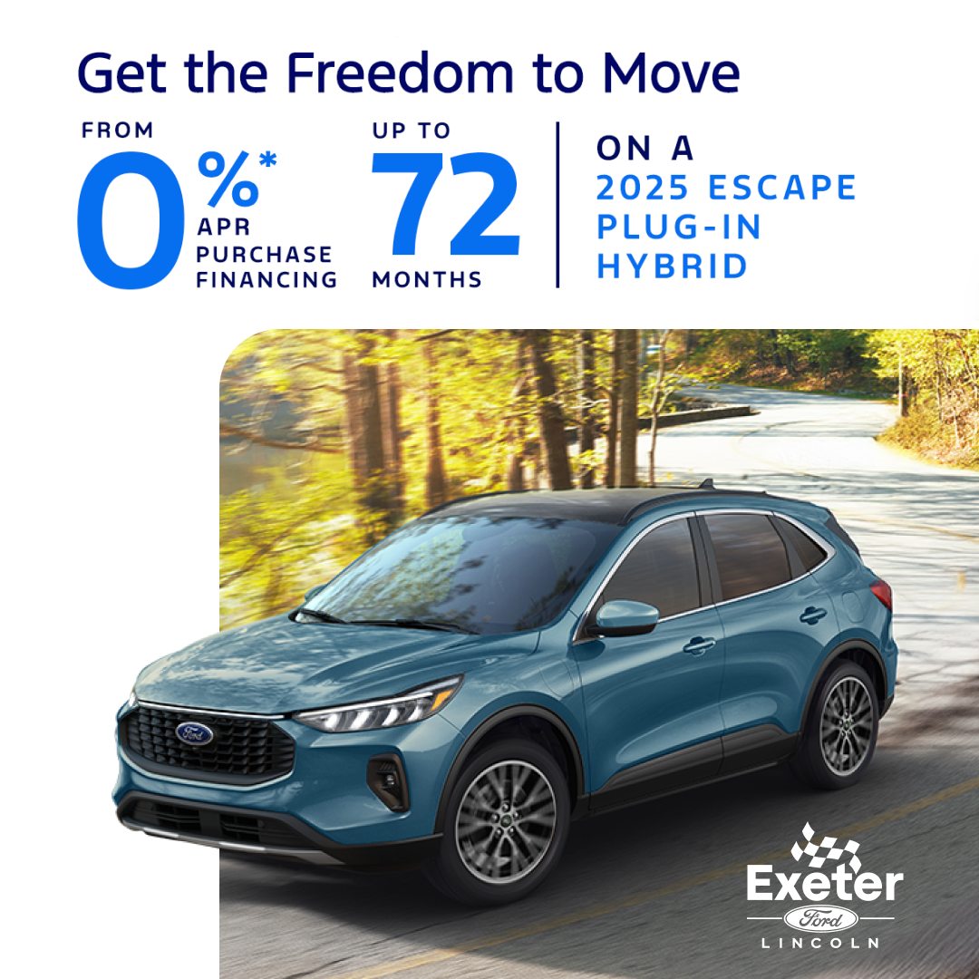 🌟 From 0% APR purchase financing for... - Exeter Ford Lincoln | Facebook