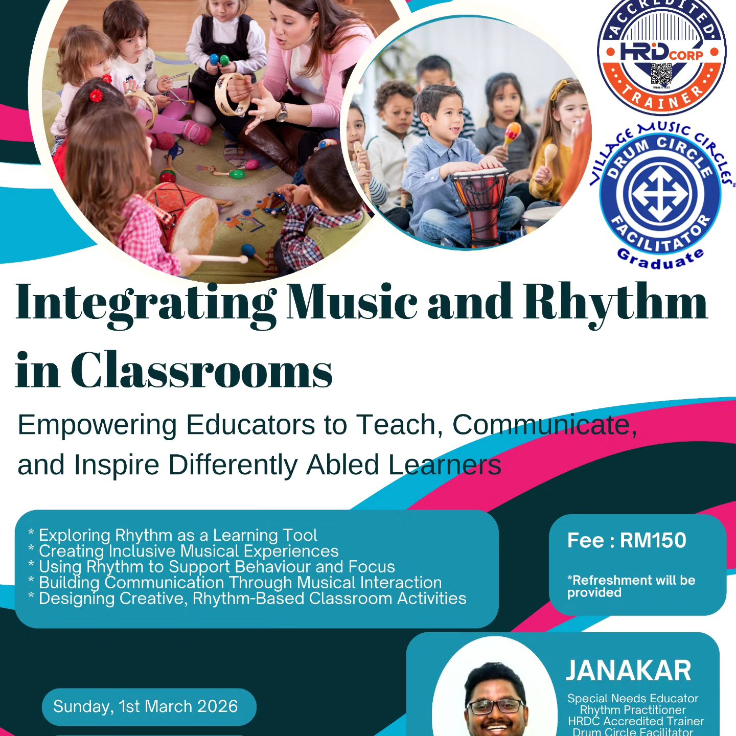 Quattro Sounds Training's and Community Drumming