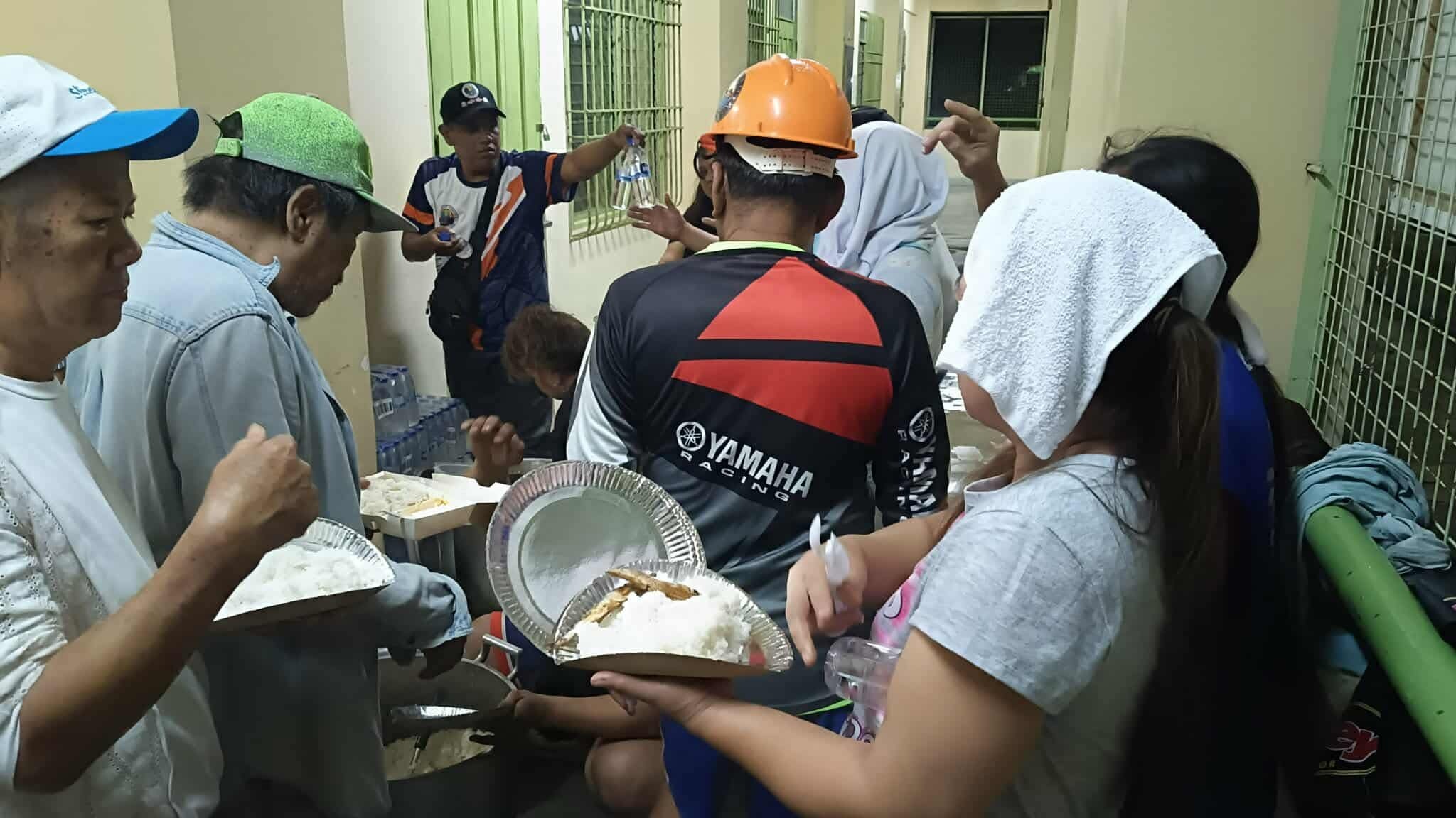 Rappler - Hot meals and first aid are provided to families in multiple ...