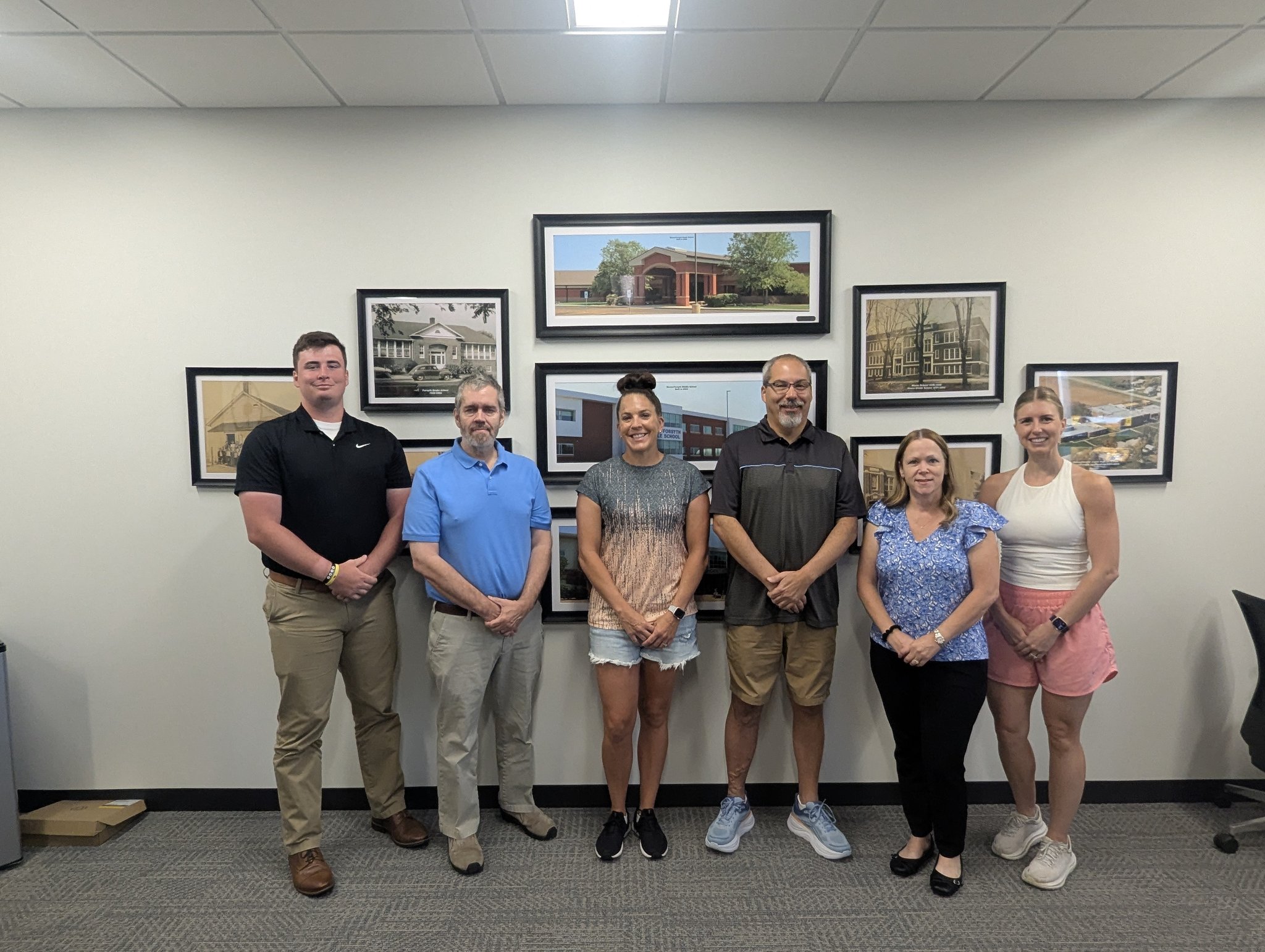 Maroa-Forsyth - New Teacher Orientation Day today. From left to right ...