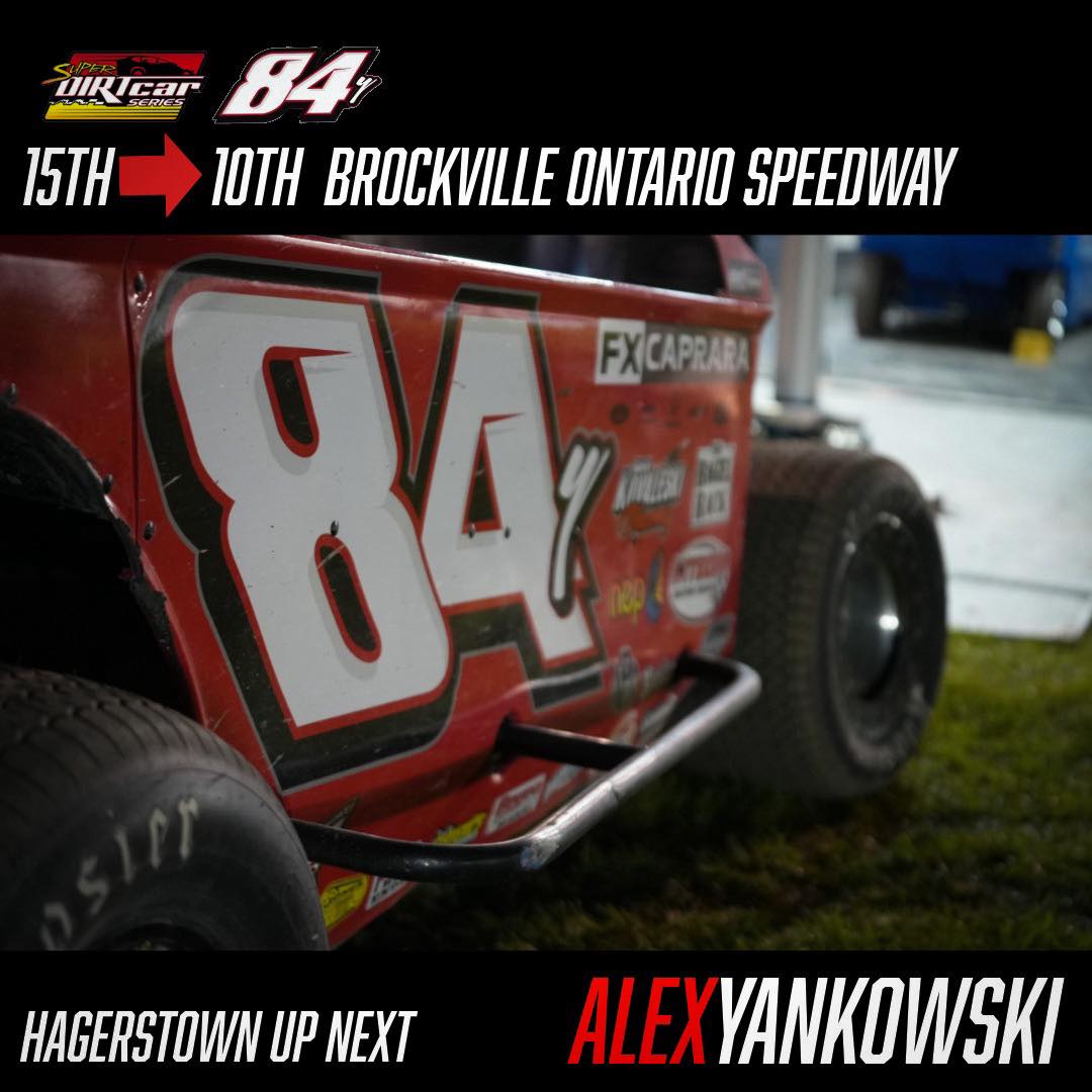 Alex - 15th to 10th tonight at Brockville Ontario Speedway with the ...