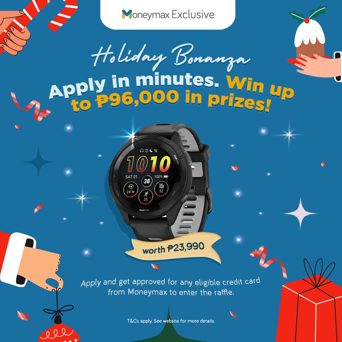 Moneymax - RAFFLE ALERT: Run into 2026 with a Garmin Forerunner! ⌚ Join ...