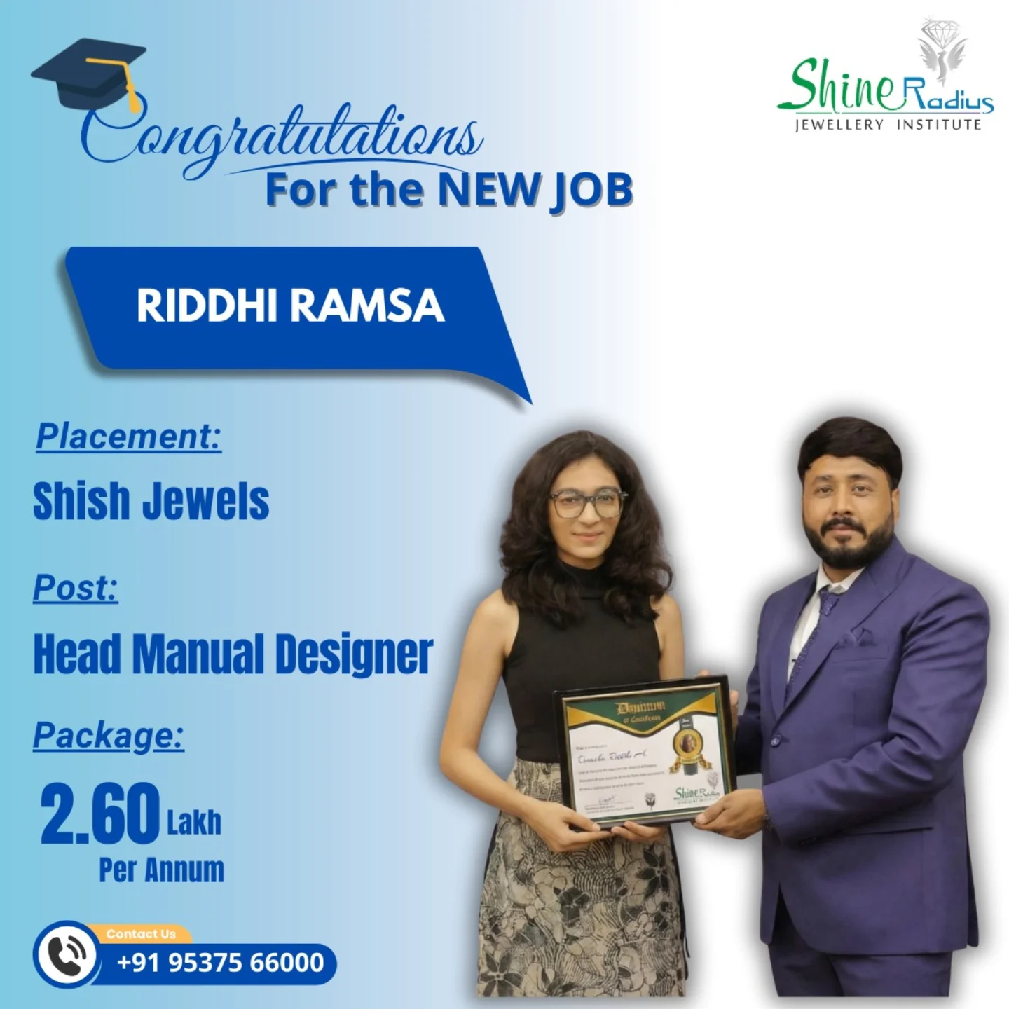Shine - We are proud to announce that Riddhi Ramsa, a talented Shine ...