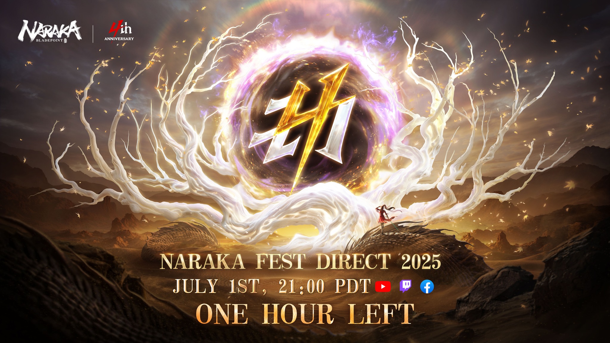 NARAKA: - Only one hour left before the party starts at #NarakaFest2025 ...