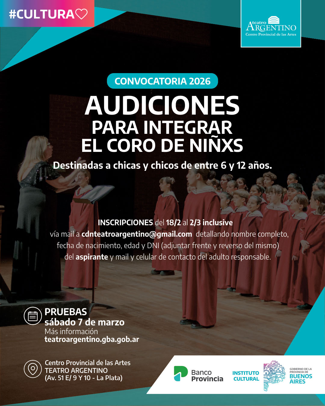 📢🥰¡HOY... - Teatro Argentino - Centro Provincial de las Artes | Facebook