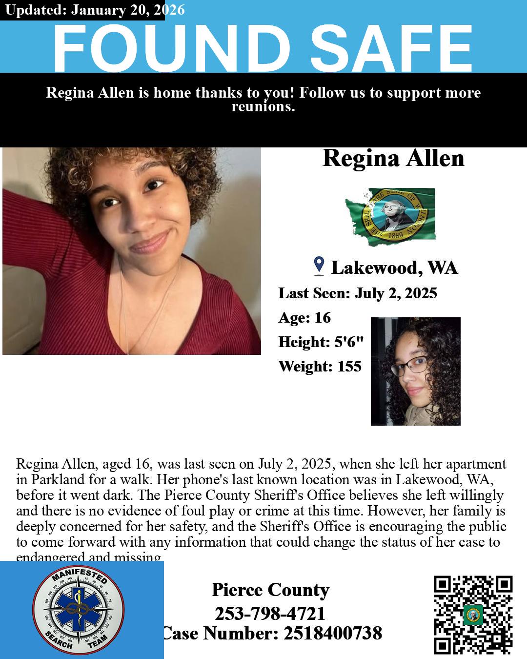 ***UPDATE LOCATED SAFE***... - Missing People In America | Facebook