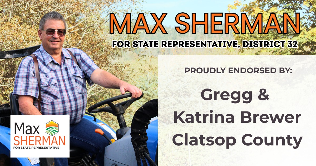 Max Sherman for Oregon (@MaxShermanforOregon) • Facebook