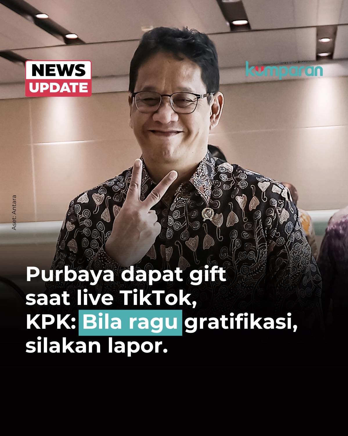 kumparan - Menteri Keuangan Purbaya Yudhi Sadewa melakukan... | Facebook