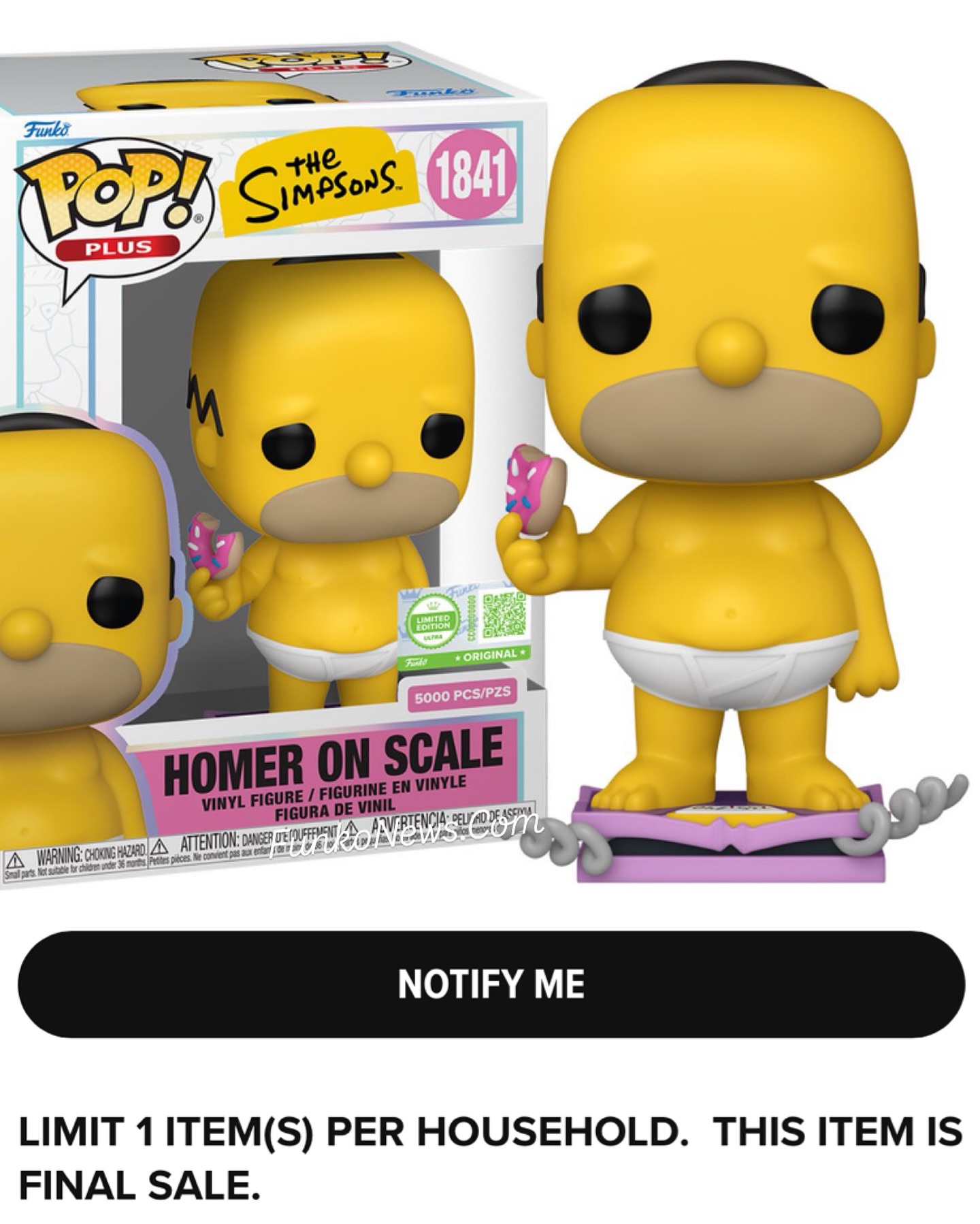 First look! Ultra Homer on Scale Funko POP! This LE 5,000 piece  display picture 1