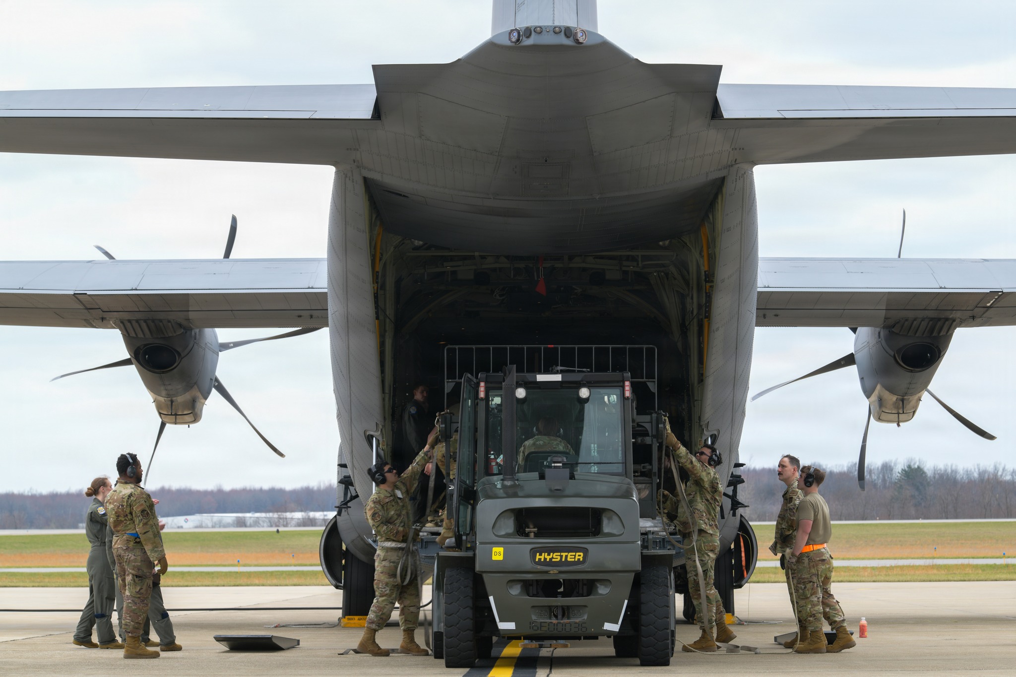 Our 76th Aerial Port Squadron team is hard at work honing their