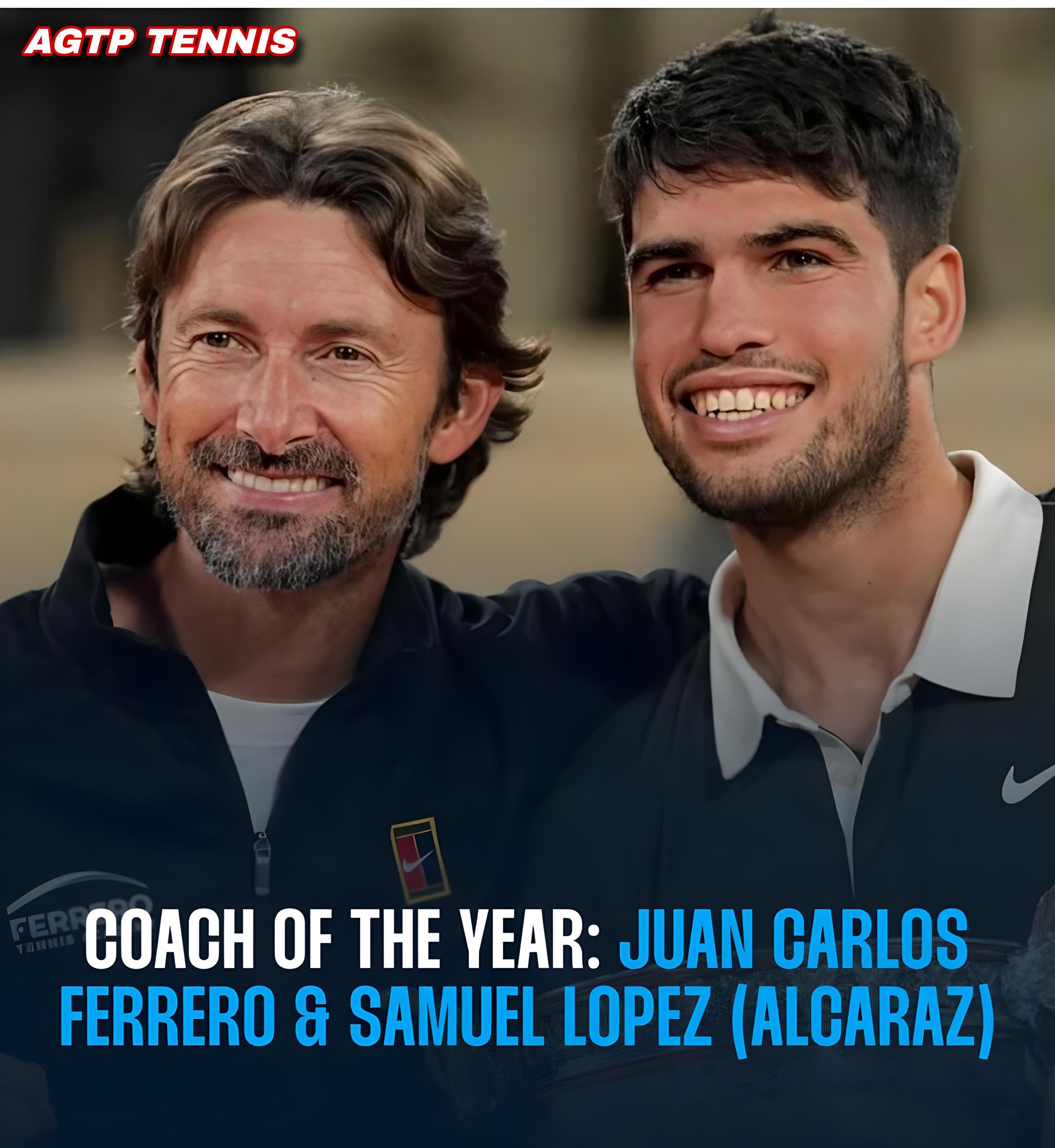 AGTP Tennis - THE BRAINS BEHIND THE BEAST 🧠🔥 Coach of the... | Facebook