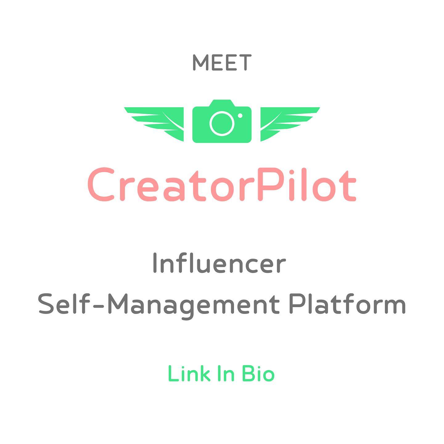 CreatorPilot - Meet CreatorPilot 🤝 - The first influencer... | Facebook