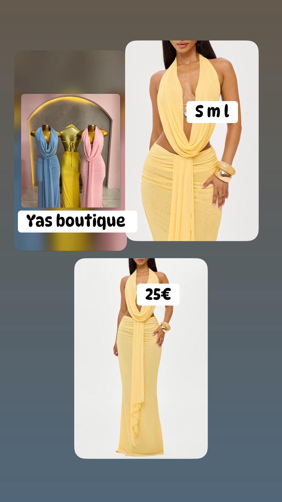 Robe LMV LA MODE EST A VOUS - Taille 36, Bleu, Sans Manches, Neuve Sans étiquettes