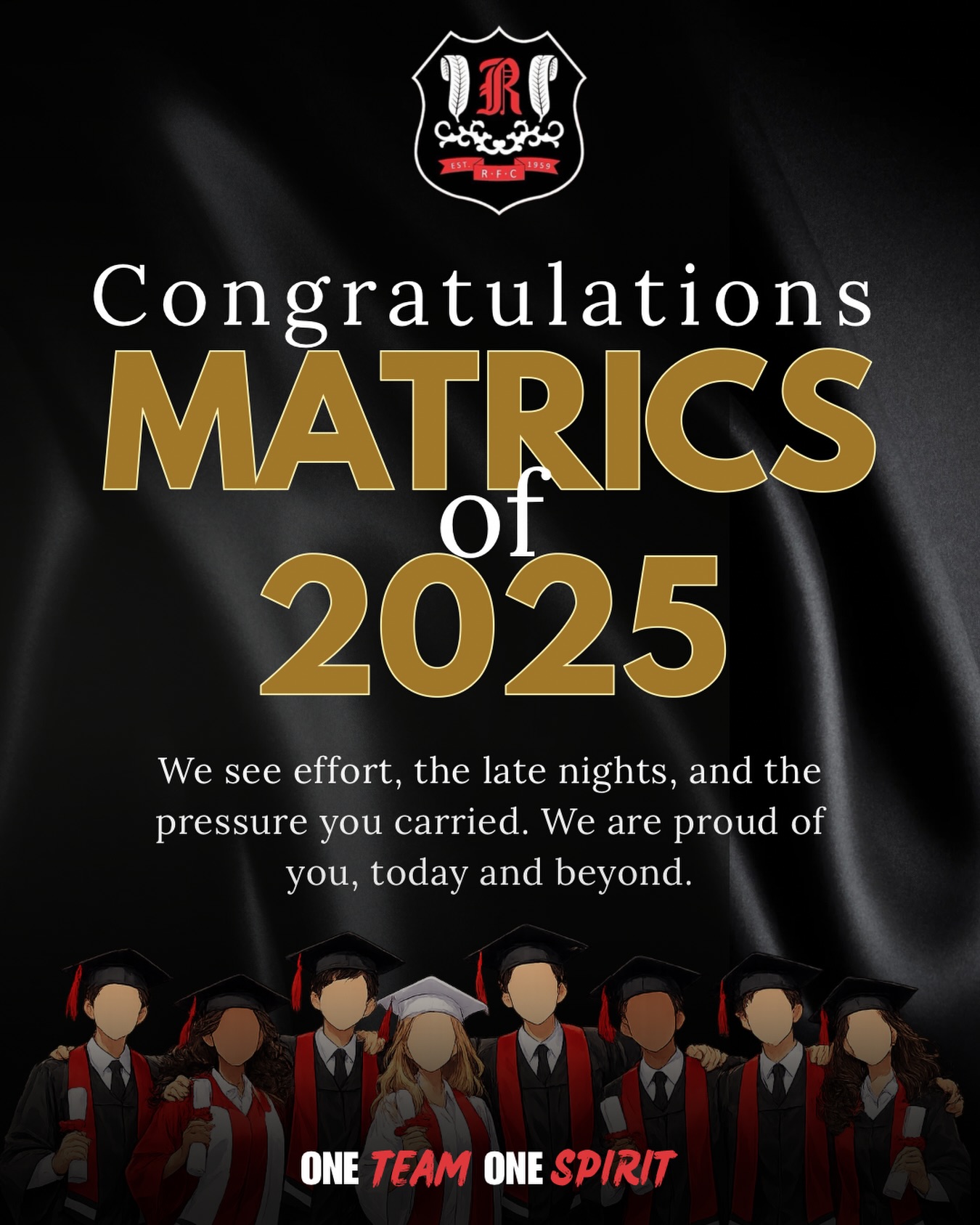 Rangers - CONGRATULATIONS MATRICS OF 2025 We are incredibly proud of ...