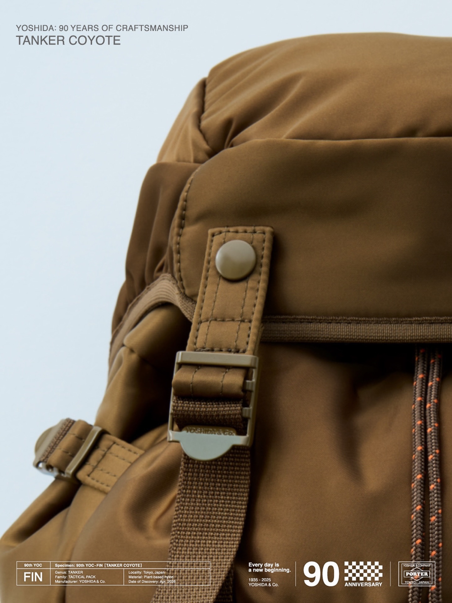YOSHIDA & Co. 90th Anniversary Project Final Collection「TANKER