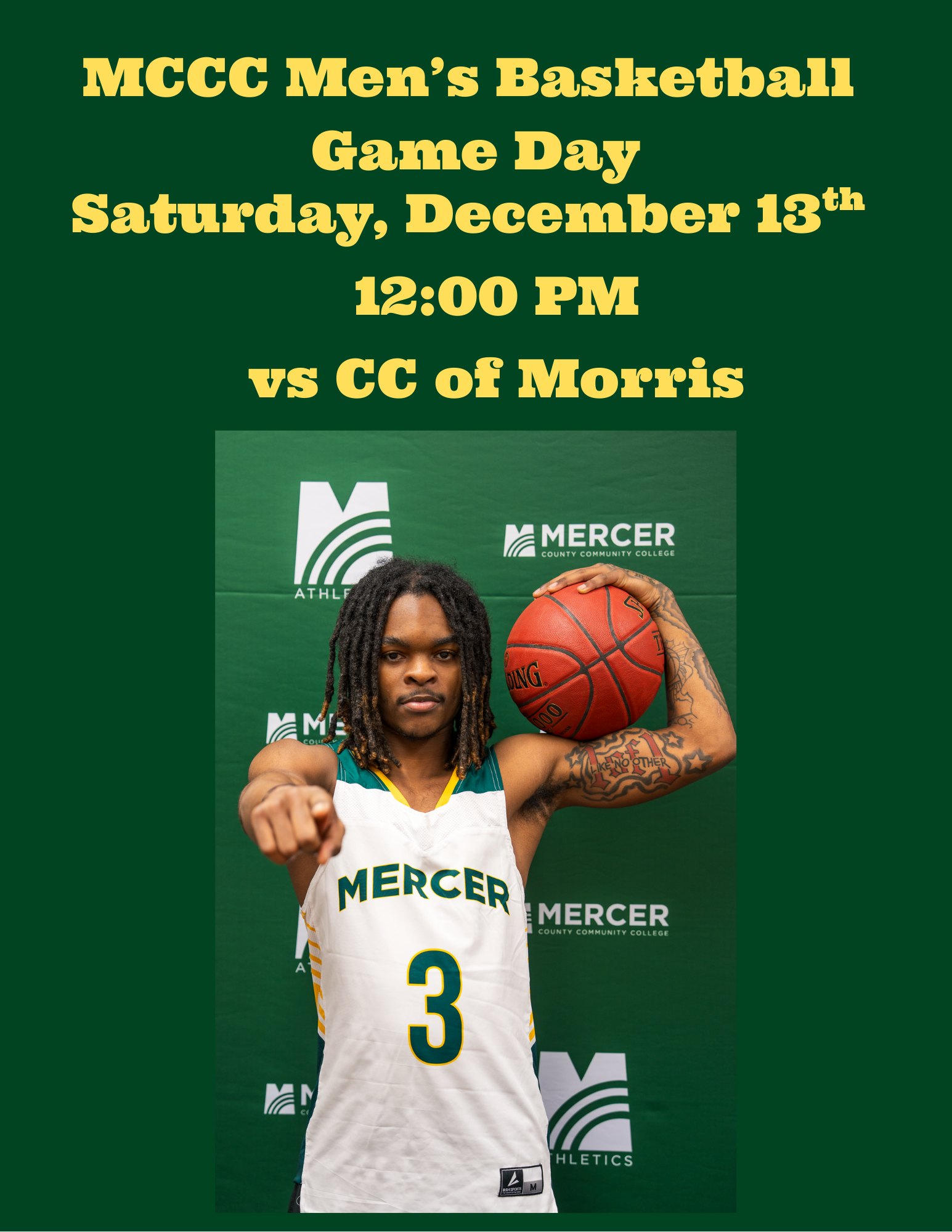 Mercer - MCCC Men's Basketball has a big Region game today vs CC of ...