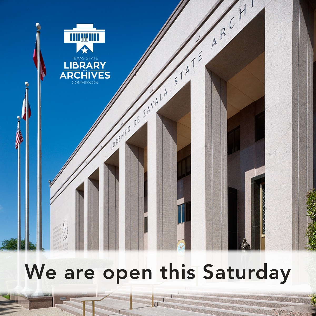 Texas - 🚨📅 TSLAC’s public service areas—the Texas State Archives, the ...