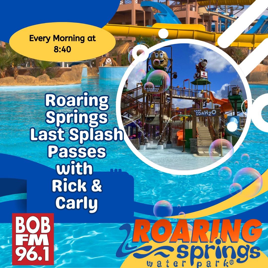 96.1 BOB FM - Get ready to WIN Roaring Springs Waterpark... | Facebook