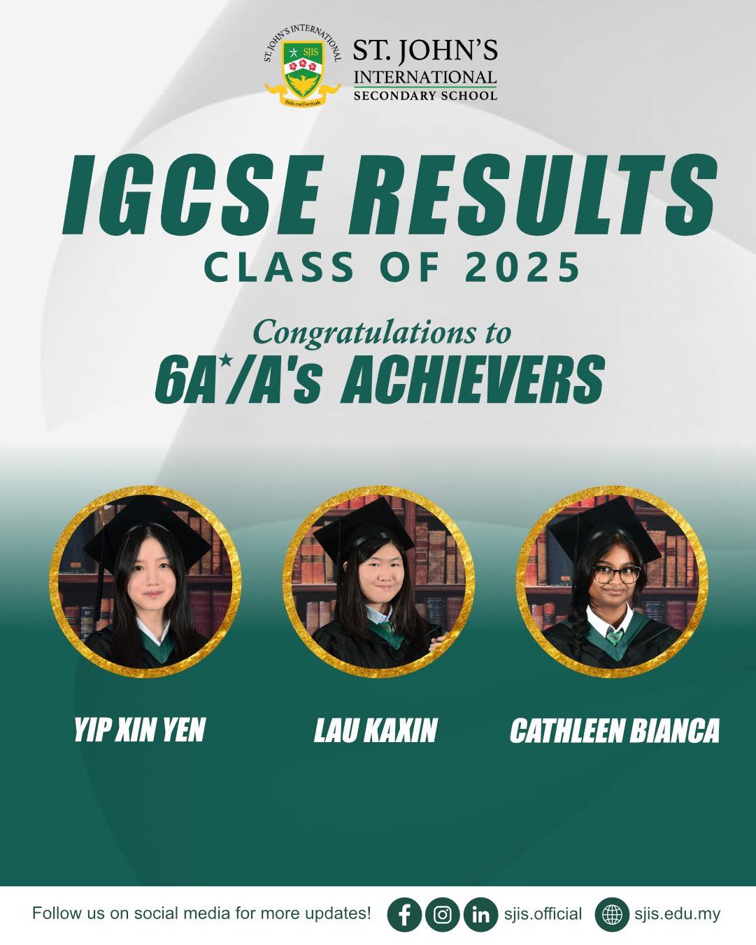 Congratulations to our IGCSE Oct/Nov 2025 students with 9A*/A – 5A*/A ...