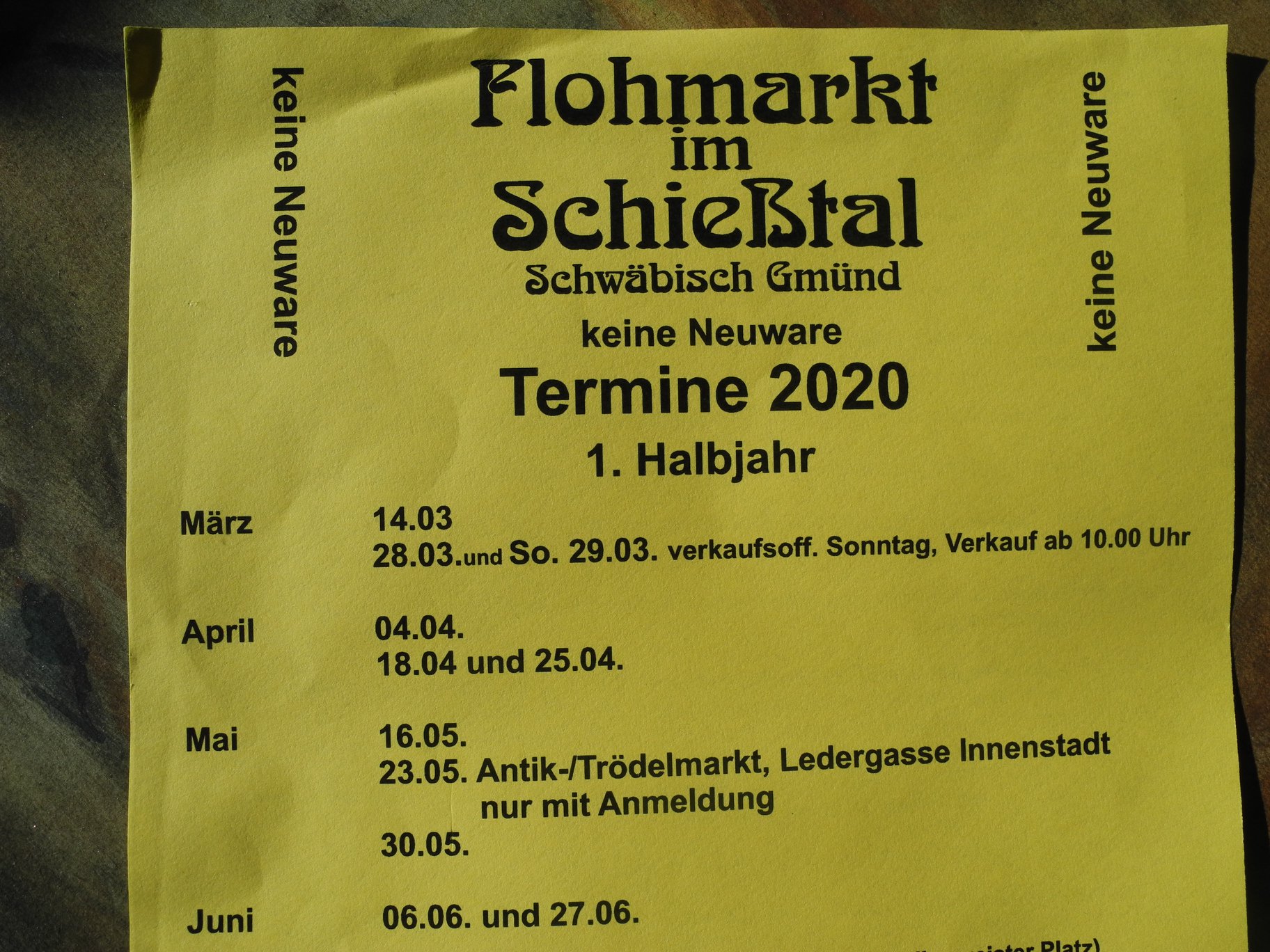 Schiesstal Flohmarkt Home Facebook