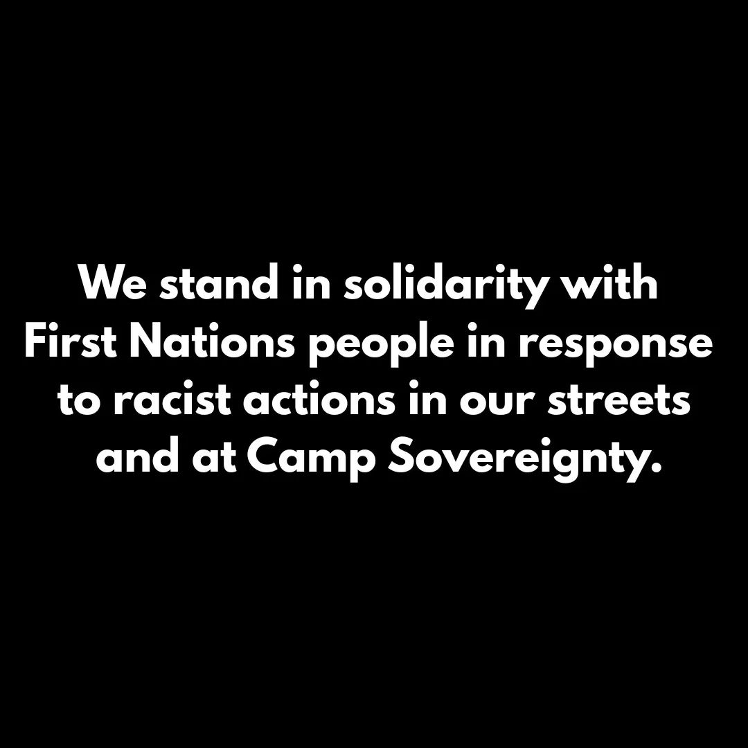 Regional - Message of Solidarity 🖤💛 ️ We stand in solidarity with First ...