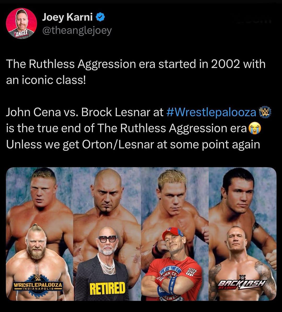 Chris - Truly the end of an era. Credit: theanglejoey on IG | Facebook